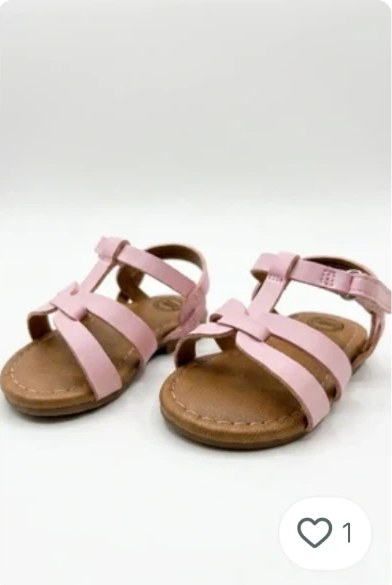 Wonder Nation Pink strap sandals