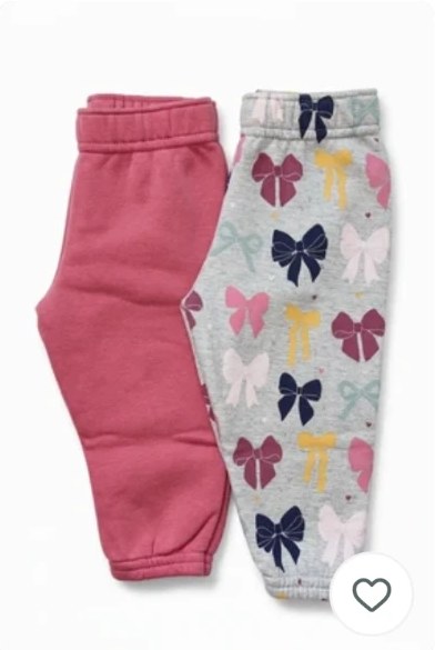 Garanimals Bow print jogger 2-pack