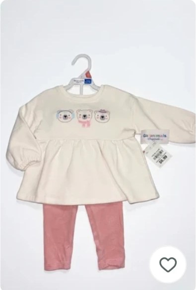 Garanimals Bear tunic & legging set